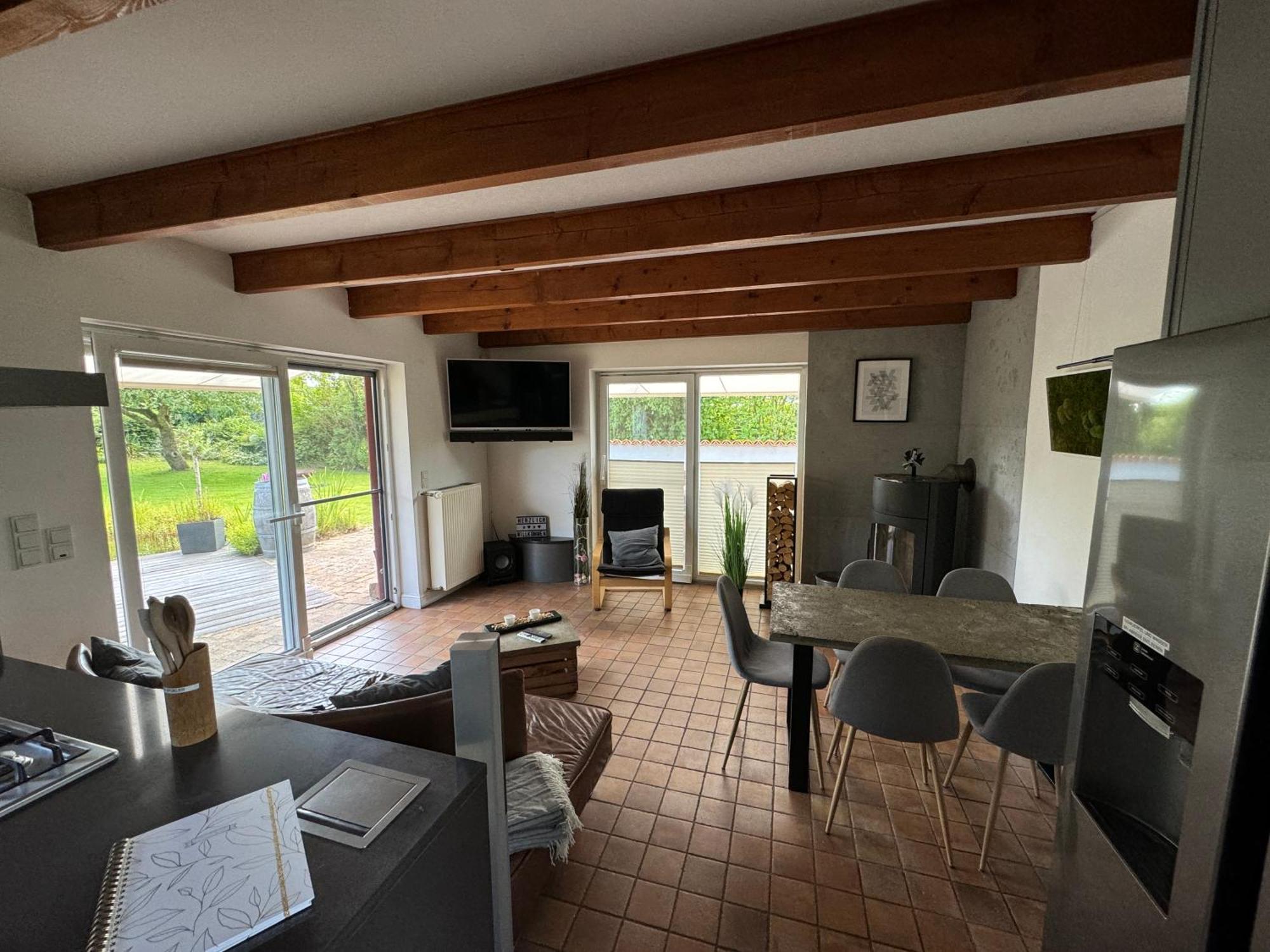 Luxurioeses Ferienhaus Am Ems Jade Kanal Sande Bagian luar foto